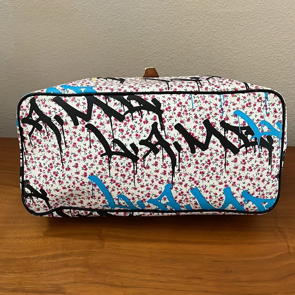 Authentic L.A.M.B Ditzy Graffiti Hobo Handbag - Picture 7 of 17